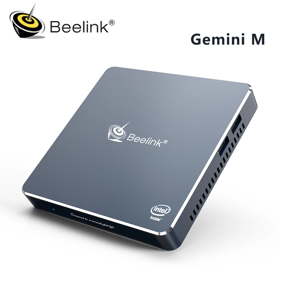 Beelink Gemini M Портативный Windows 10 Мини ПК процессор Intel J4125 4K умный компьютер игровой медиаплеер vs T34 t45|ТВ-приставки и медиаплееры| | АлиЭкспресс