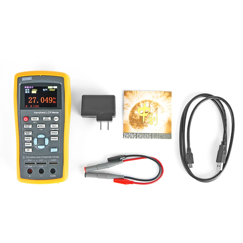ET430 handel измеритель иммитанса Многофункциональный USB цифровой мост измерения
