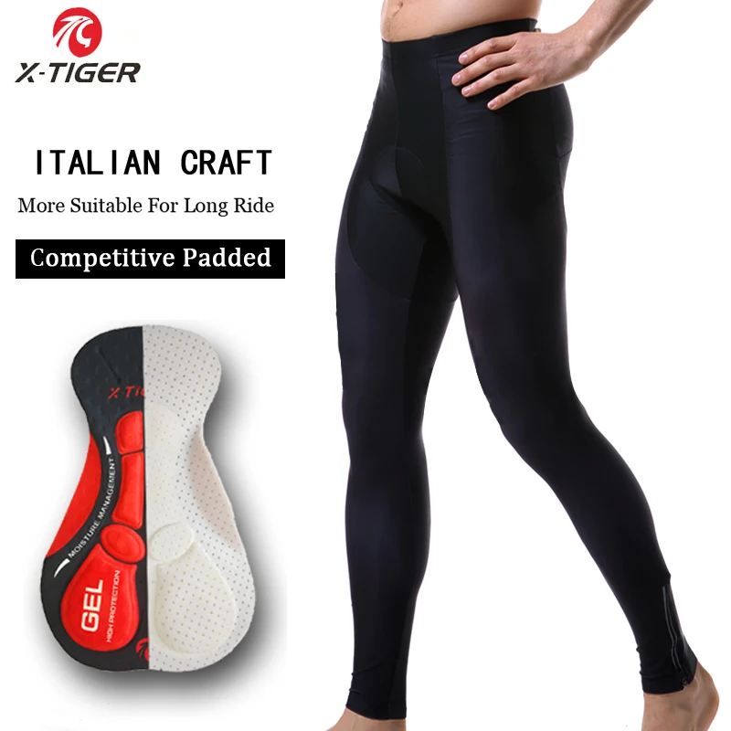 thumbnail image 1 of X-tiger-pantalones de ciclismo con almohadilla de Gel 5D para primavera y verano, mallas para ciclismo de montaña, pantalones con pechera para ciclismo de descenso, 1 of 5