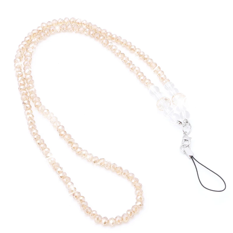 Pearls Long Neck Strap Lanyard KeyRing Keychain Holder Necklace For Mobile Phone | Мобильные телефоны и аксессуары