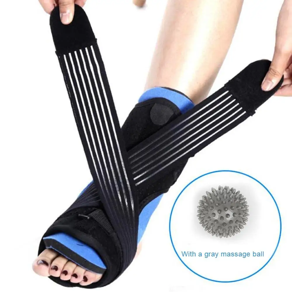 

Ankle Fixed Foot Support Droop Corrector Device Anti-fracture Injury Fixed Support with Massage Ball Corrector Magnetic Belt