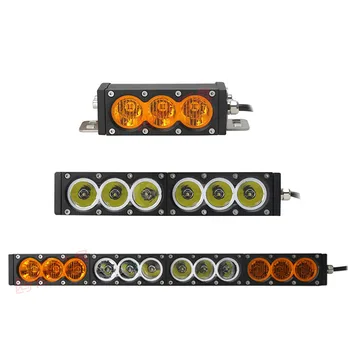 

30W Automotive LED Strip Lights Work Light off-Road Modification qian gang Network Roof Light Color