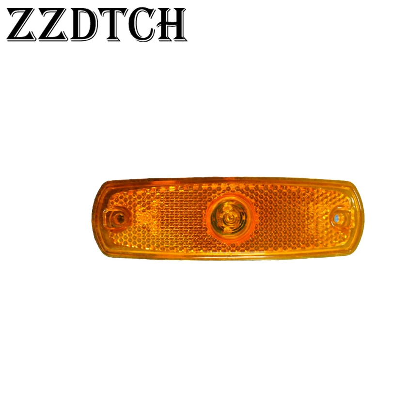 ZZDTCH 2 шт 24 В 2 Led Грузовик Трейлер боковые габаритные огни, используемые для volvo грузовик автобусный прицеп