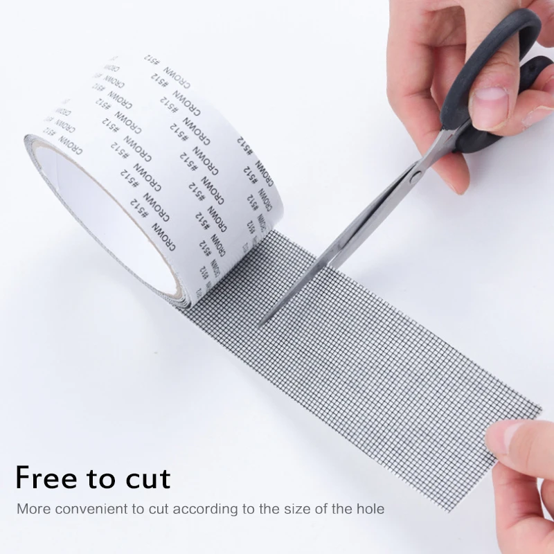 Screen Repair Tape Window Door Waterproof Patch Self-adhesive Super Fix Anti-Insect Mosquito Net Mesh Broken Holes | Обустройство