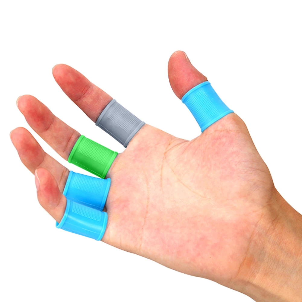 8 шт. Гольф пальцы рук и ног силиконовые поддержка защитные рукава сцепление многоцветные для мужчин и женщин