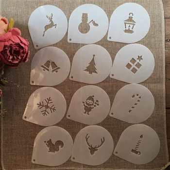 

12Pcs/Lot 13*10cm Christmas DIY Layering Stencils Painting Scrapbooking Stamping Embossing Album Paper Card Template