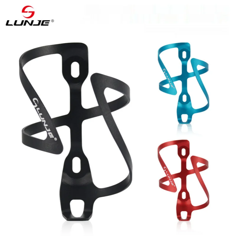 

3 Colors One-piece Aluminum Alloy Cycling Bike Water Bottle Cage Mountain Bike MTB Water Cup Holder Bicycle Accessories