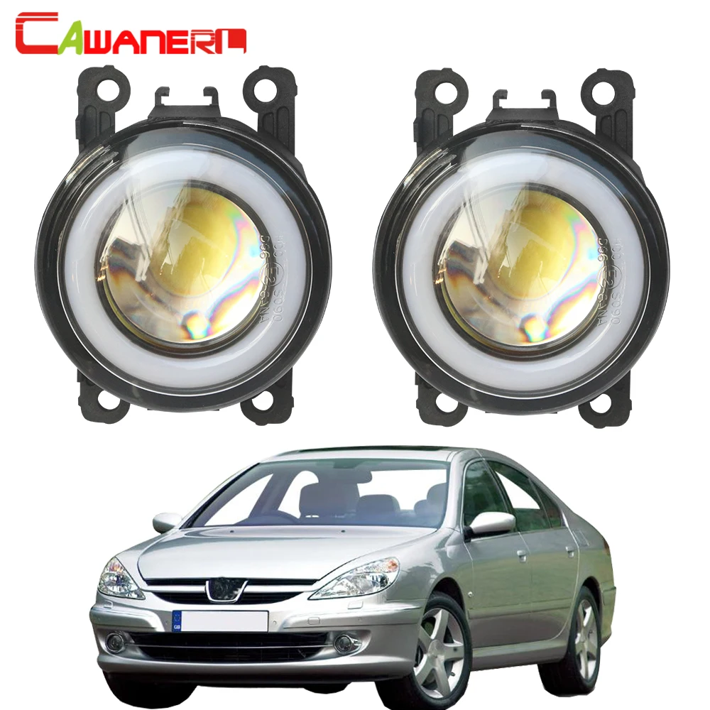 Cawanerl для 2000-2006 Peugeot 607 (9D 9U) салон автомобиля COB светодиодный туман светильник Halo