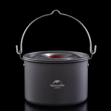 Outdoor Camping Hiking Picnic Cookware Cooking Bowl Pot Stove Set Portable