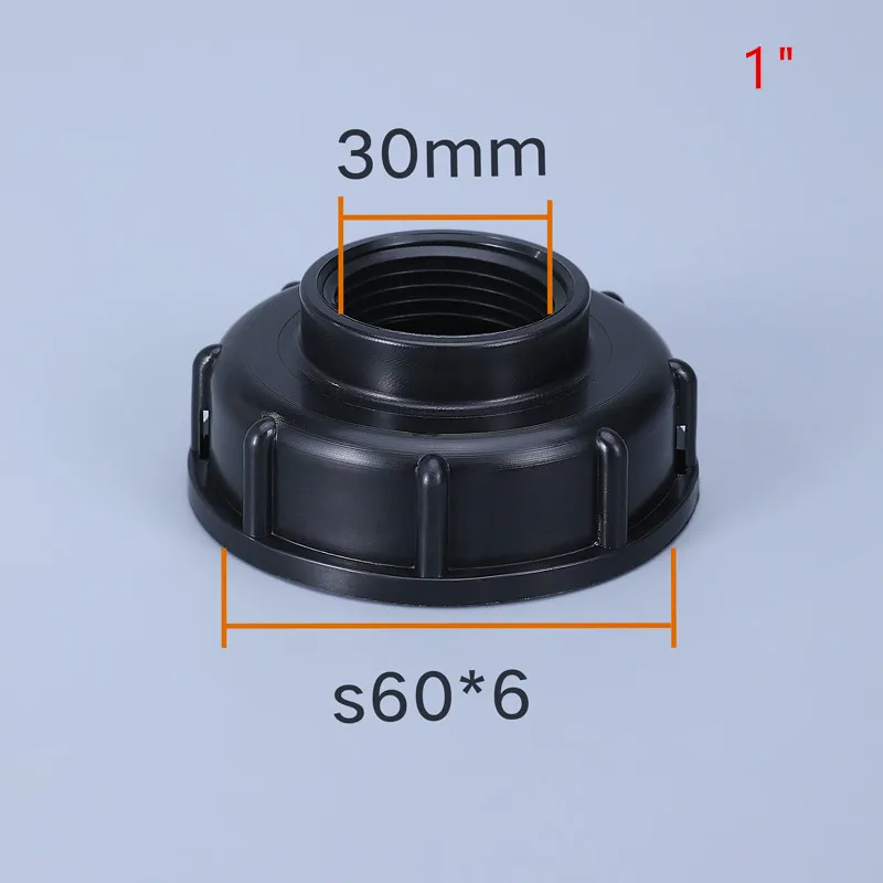 Прочный фитинг для резервуара с водой S60X6 резьба 1/2 &quot3/4" 1 "садовый шланг