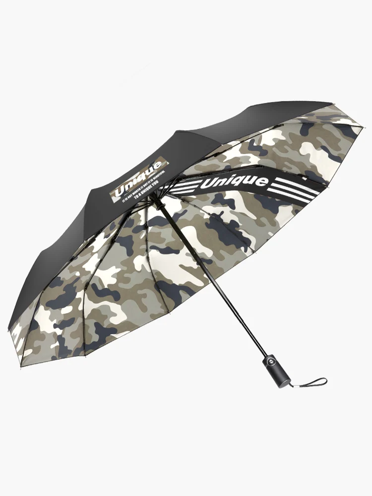 Simple Automatic Umbrella Large Folding Black Man Coating Uv Protection Rain Sun Umbrellas Pocket Parasolka Rain Gear MM60YS