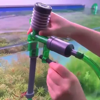 

Accessories Plastic Gravel Cleaner Cleaning Tool Adjustable Length Ergonomic Handle Siphon Fish Tank Water Changer Practical