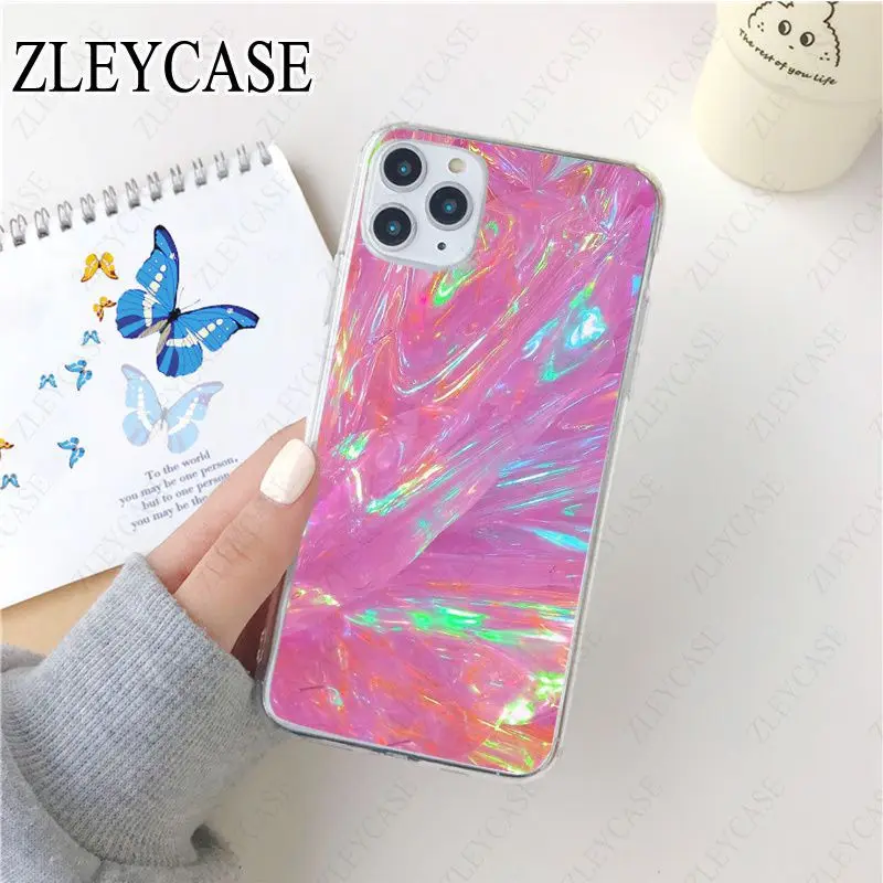 Glitter Iridescent Holographic Blue pink Color