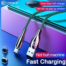 CAFELE-Cable magnético Micro USB tipo C, carga rápida para Samsung, Xiaomi, iPhone 12, 11 Pro Max, 8