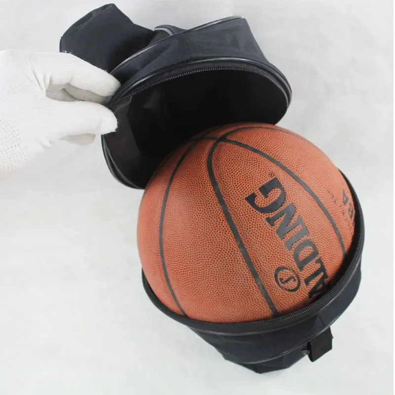 Универсальная спортивная сумка баскетбольный футбольный рюкзак для волейбола Сумочка круглая форма регулируемый плечевой ремень G99D