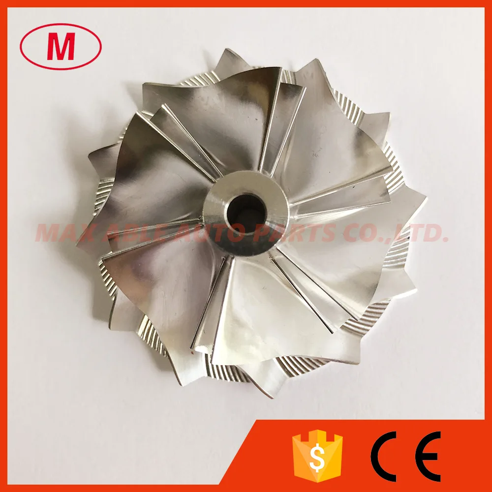 TD04 13G 39.99/51.00mm 6+6 blades high performance Turbo Billet/milling/aluminum 2618 compressor wheel FOR 3000GT VR-4 |