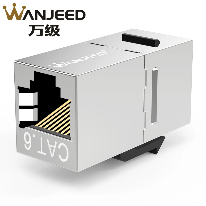 WANJEED CAT5E CAT6 встраиваемый соединитель UTP FTP Keystone Jack 8P8C RJ45 разъем Мама мама