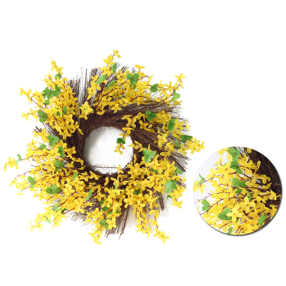 Artificial Flower Garland Wreath Silk Flowers Home Room Door Wedding Decoration
