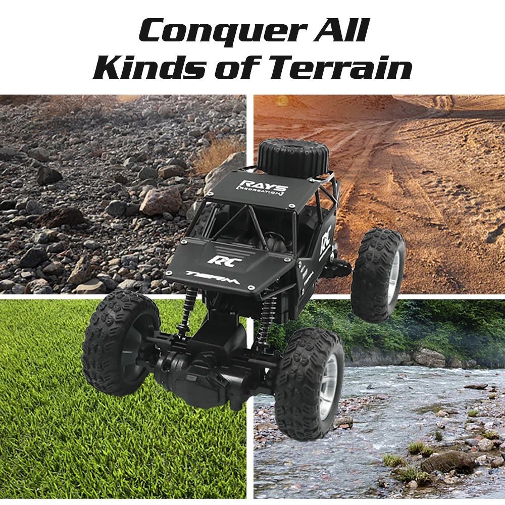 Radio Controlled Car Panel Climbing Off Road Remote Control Car RC Buggy 2 4GHz Climbing Car 4