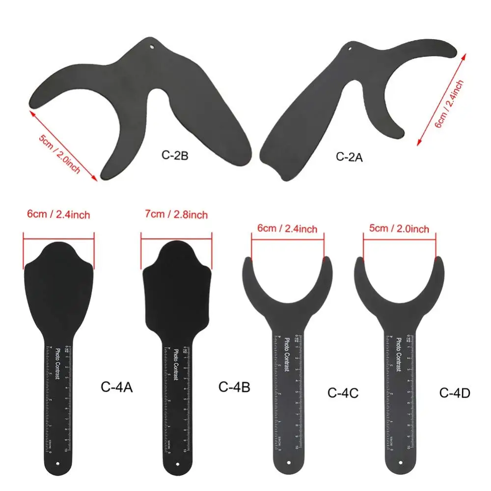 2 шт. стоматологический Автоклавный ортодонтический интраоральный фотографический фон изображение доска зеркало щека пластина комплект для оральной фотосъемки