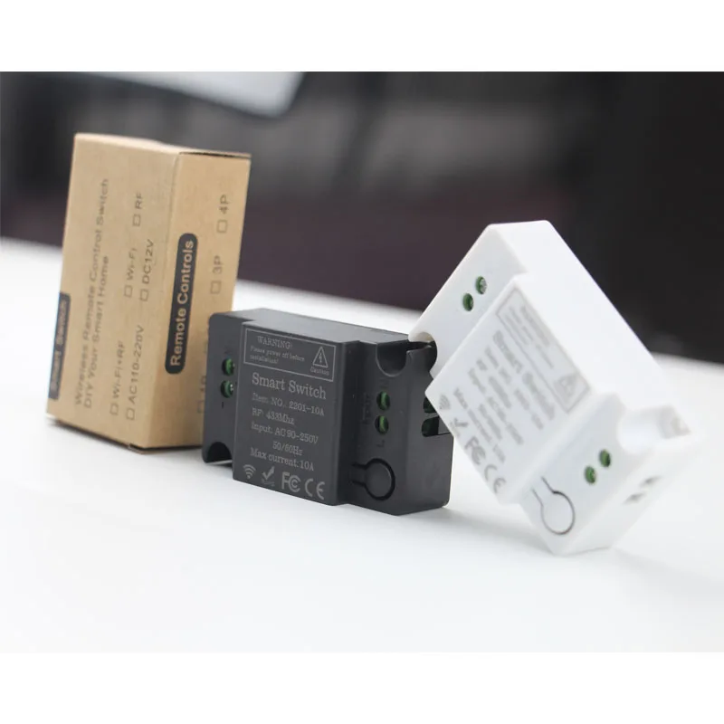 ZKRLLF 433MHz Universal AC 110V 220V 1CH Wireless Smart Remote Control Switch Receiver Module and RF Transmitter For LED Light-16