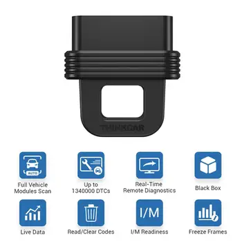 

THINKCAR 1 Bluetooth OBD2 Scanner OBDII Tester Full System Diagnostic Tool Black Box OBD Data Recording Code Reader Scan Tool