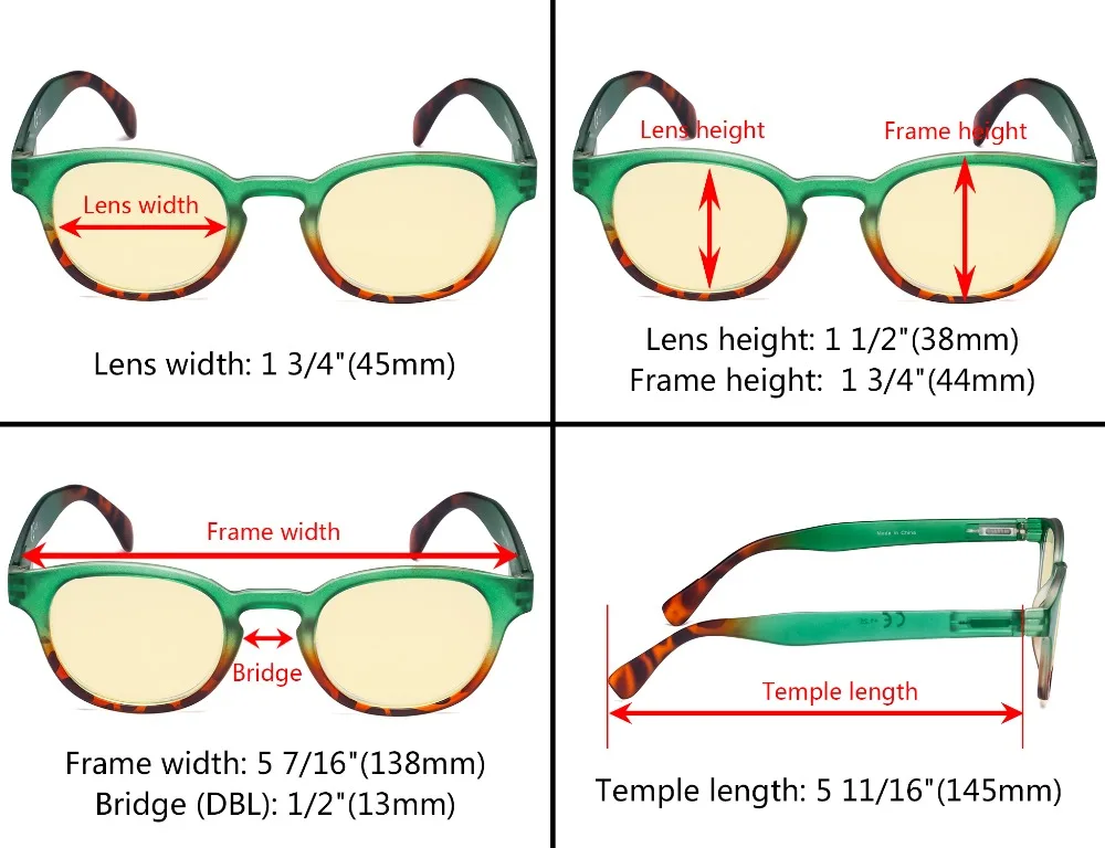 TM124D Eyekepper женский синий светильник блокирующие очки с желтым фильтром линзы-антибликовые компьютерные очки для женщин чтения