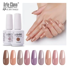 Arte Clavo ジェルネイルポリッシュ Uv硬化 ベースコートとトップコートのセット Led マニキュアとペディキュア用 15ml Aliexpress 美容 健康