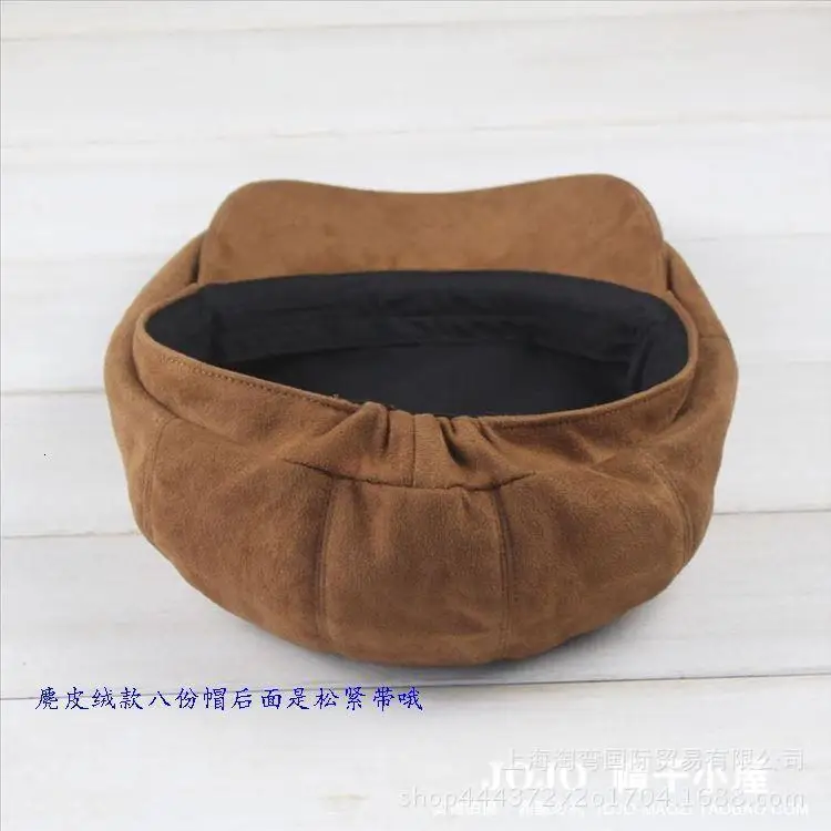 Male Plus Size Ivy Hat Big Head Man Spring Summer and Autumn Newsboy Cap Linen Beret Caps Winter Wool Flat Caps 55-59cm 60-61cm