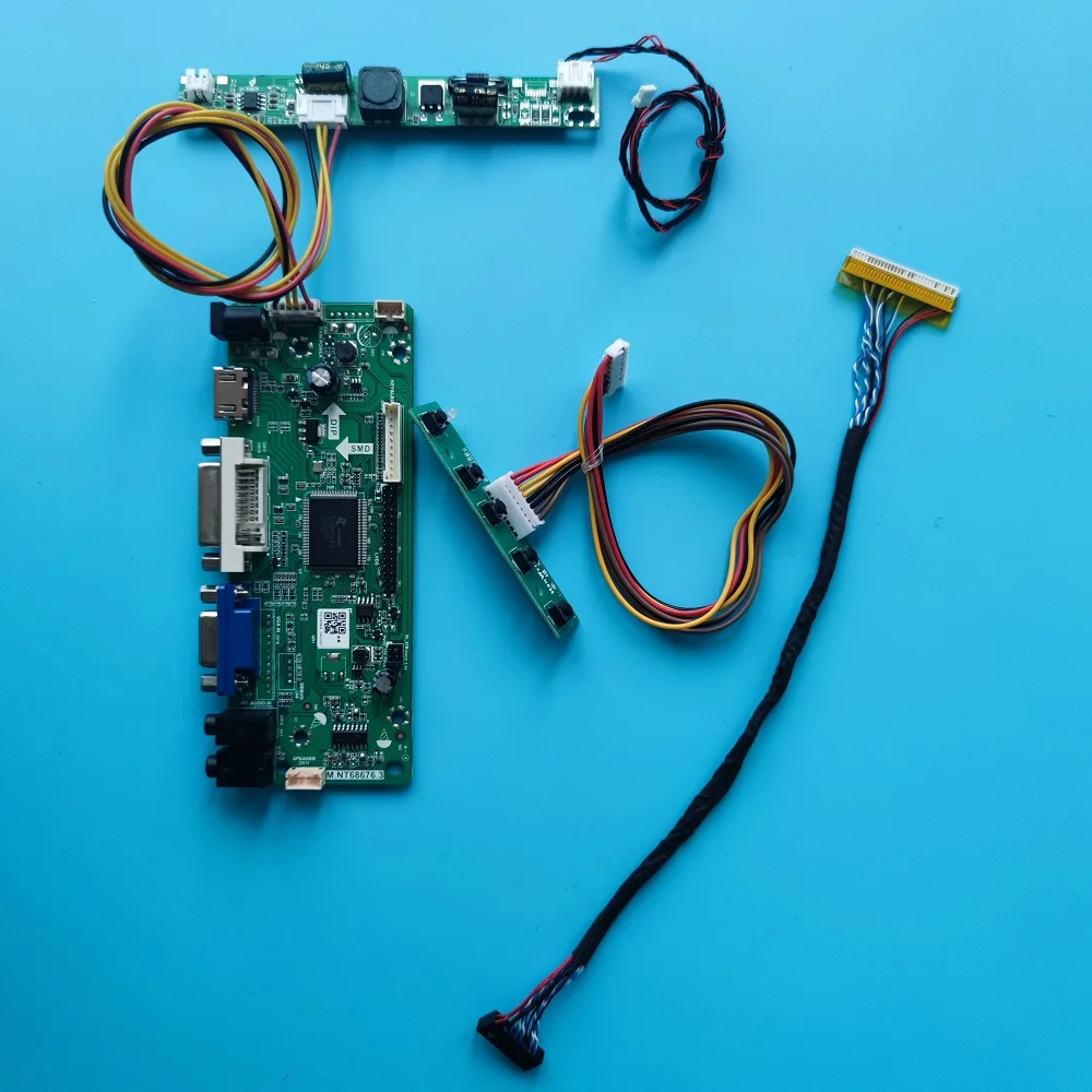 

Комплект для LTM200KT13/0/2 20 "1600x900 VGA дисплей M.NT68676 плата контроллера HDMI-совместимая панель экрана монитора LVDS LED Audio