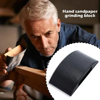 

New Sandpaper Holder Handheld Pad Disc Portable Abrasive Tools Polishing Non-Slip Sanding Block Dust Extraction Sponge Woodworki