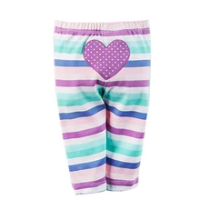 Colorful Autumn Cute Baby PP Pants Boys Girls Pants Children Striped Print Trousers Striped Animal Print Bottoms