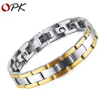 Фирменный мужской браслет, новые модные аксессуары, Классический Браслет Из ЛГБТ стали, магнитный браслет с бусинами, браслеты hansol, мужские ювелирные изделия tiff