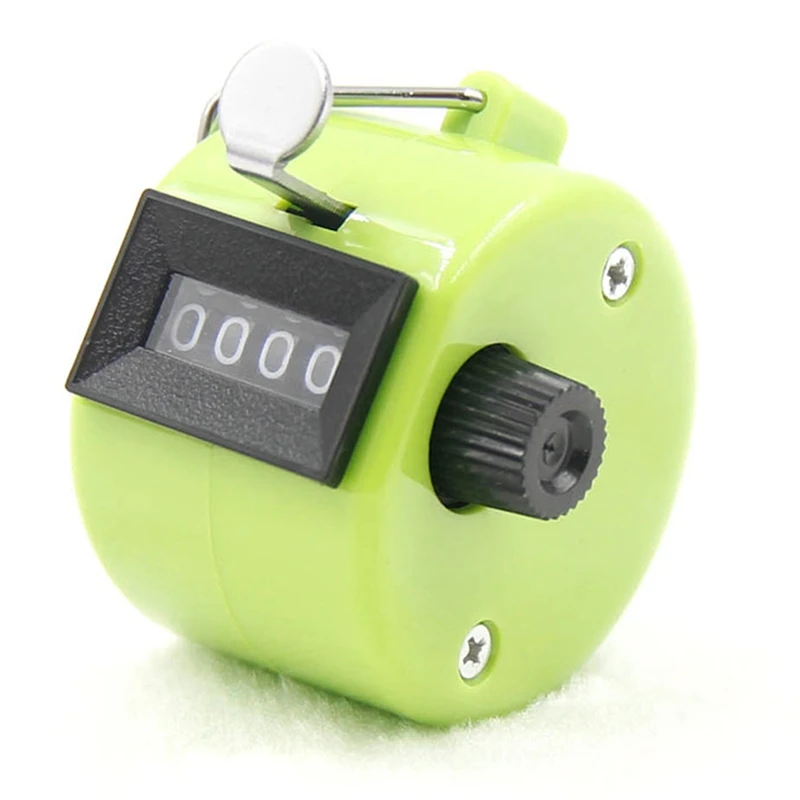 Кликер 4 цифры счетчики цифр пластиковый корпус ручной палец Дисплей ручной подсчет Tally кликер таймер футбол гольф счетчик