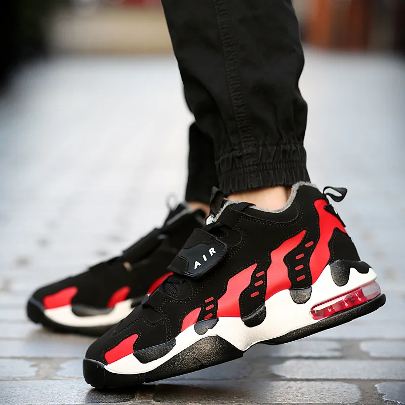

2019 Winter New Style 10 BOY'S Sports Footwear 12 Big Boy 15-Year-Old Students Running Shoes Cotton-padded Shoes with Velvet
