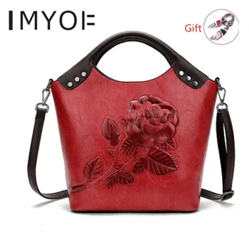 

2019 New Tote Bag European and American Style Women's Bag Flower Fashion Mummy Ladies Hand Bags Shoulder Bolsa Feminina
