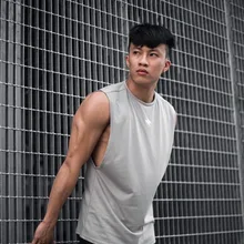 Новые продукты фитнес беговой жилет мужской Тактический легкий спортивный без рукавов тактический жилет фитнес топы