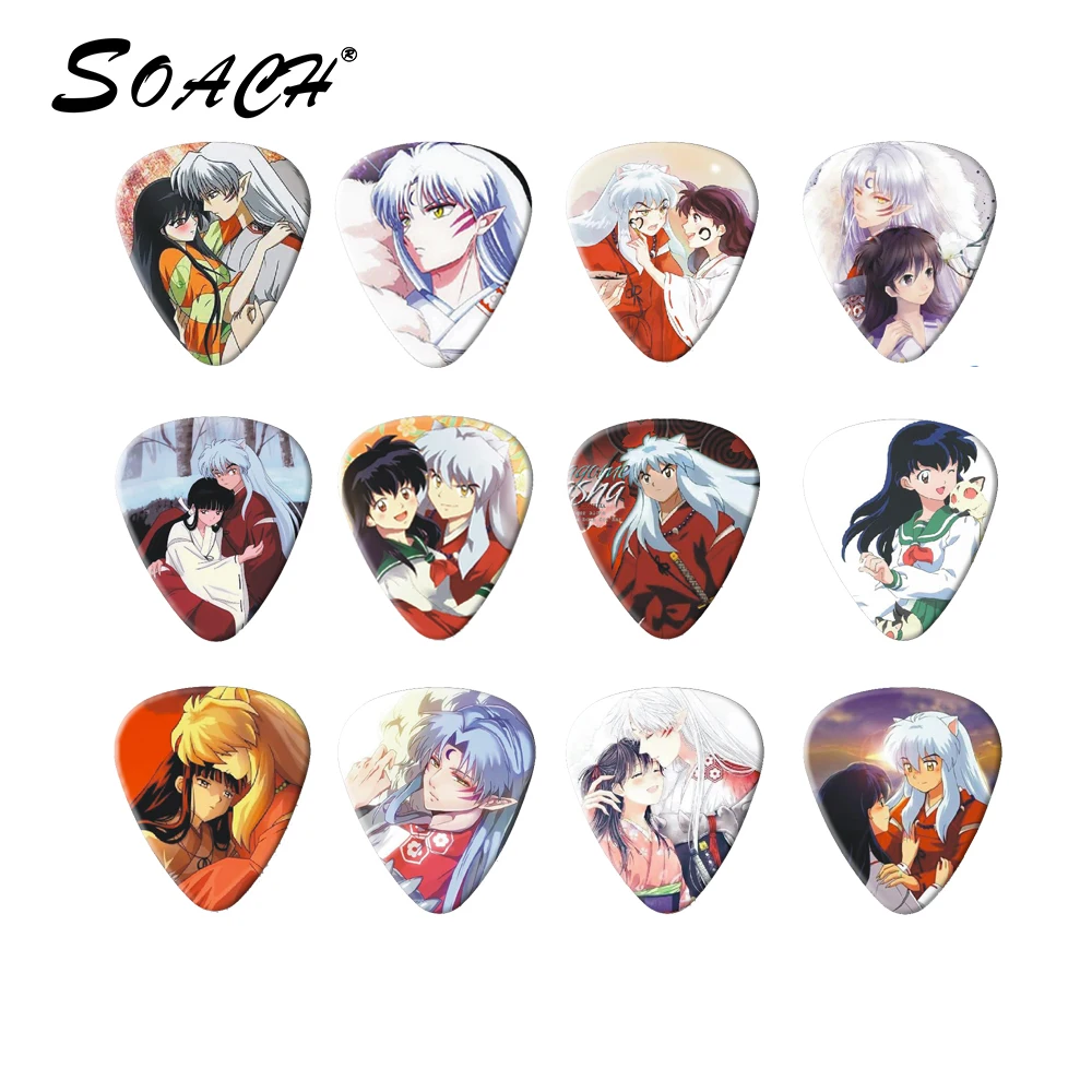 Guitar Picks 10PCS 1.0mm 0.71mm 0.46mm Two Side Pick Instruments DIY Mix Pick Accessories