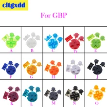 

cltgxdd 1set Colored replacement buttons for gameboy pocket gbp, ab button, d buttons