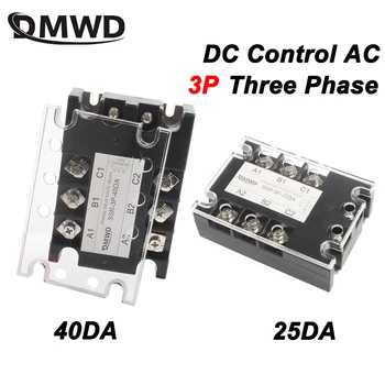 

25A 40A DC Control AC Three Phase Solid State Relay SSR25A 40A Solid State Relay DC-AC