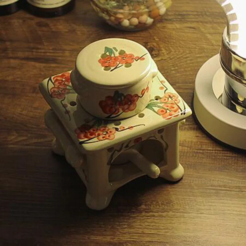 Big Ceramic Essential Aromatherapy Oil Burner Lamps Aroma Stove Home Living  Room Indoor Oil Incense Burner Candle Holder - AliExpress