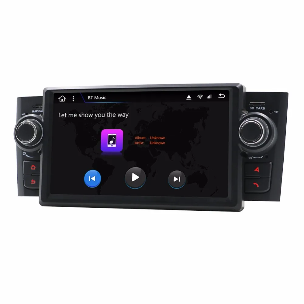 KLYDE 7 &quot1 Din автомобильное радио Android 10 0 для Fiat Linea 2006 Автомобильный мультимедийный