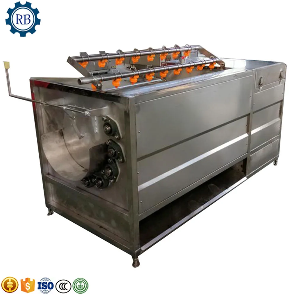 Industrial Ginger Washing and Peeling Machine - Ginger Peeler Machine