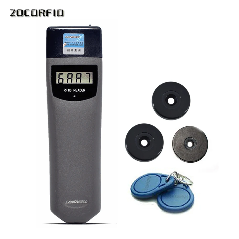 Resistente al agua IP67, 125KHZ, USB2.0, sistema de vigilancia Rfid, 10 puntos de control gratuitos, 2 etiquetas de personal, software en inglés