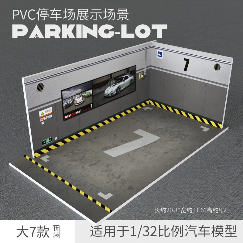 Diy Puzzle Toys Children Model Car Garage Pvc Parking Lot Space Car Home  Decoration Scene Accessory Background Wall For 1/32 Car -  Railed/motor/cars/bicycles - AliExpress
