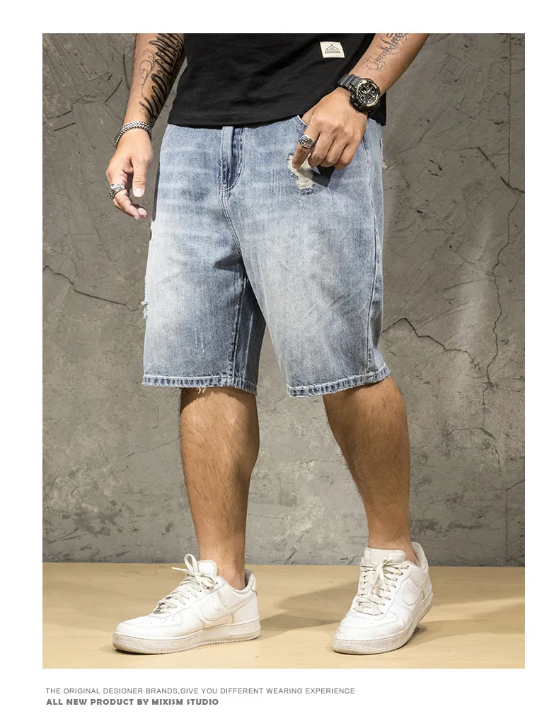 Tom Audreath merger Dairy products 46 Plus Size Baggy Jeans Denim Jeans Mens Shorts Jeans High Quality Casual Pants  Denim Trousers Fashion Male 2021 New Summer|Jeans| - AliExpress