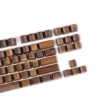 Walnut Wooden Keycaps Original Design Artisan Keycap OEM Profile For Cross Shaft Cherry Mx Switch Mechanical Keyboard - Image 4