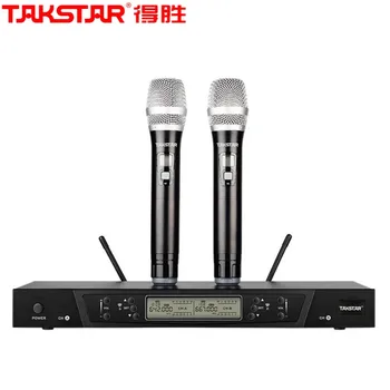 

Takstar G5 Digital wave guide UHF wireless Dual handheld microphone system for KTV home entertainment party outdoor performance