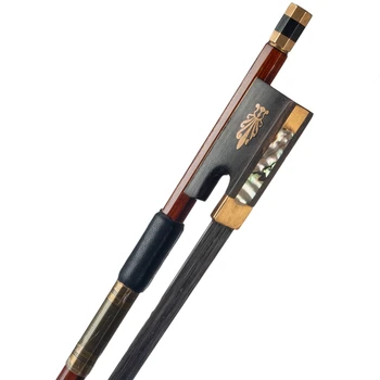 

IPE Bow Violin Bow with Black Horsehair 4/4 High Quality Ebony Frog Violin Accessories Well Balanced