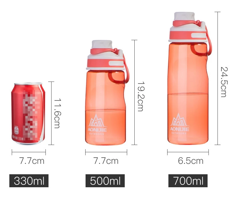 Aonije Спортивная Герметичная Бутылка портативная чашка чайник BPA бесплатно для езды на велосипеде фитнес-зал SD32 500 мл 700 мл